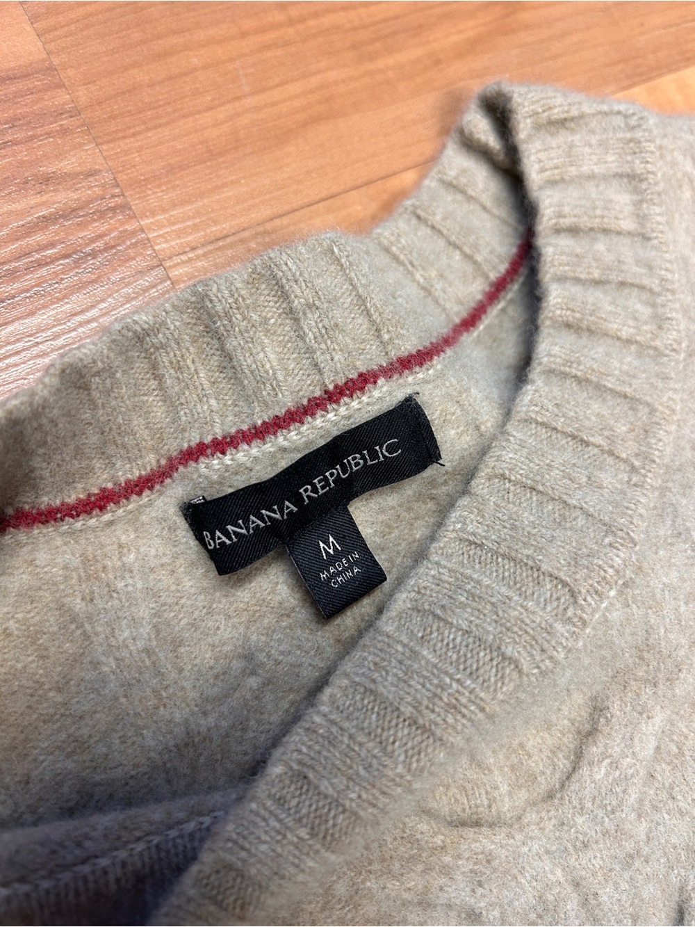 Banana Republic Light Brown Crewneck Sweater